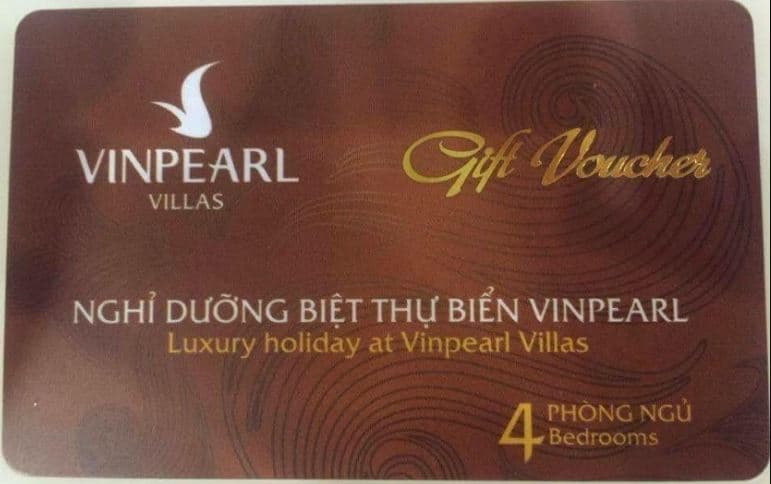 Voucher Vinpearl 2026 - 2027 - Villas 4 phòng ngủ - ăn 3 bữa - vui chơi VinWonders (voucher chủ nhà + gửi mã xác nhận qua Email)